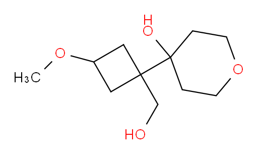 4-[1-(hydroxymethyl)-3-methoxycyclobutyl]oxan-4-ol