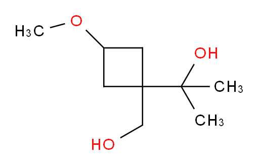 2-[1-(hydroxymethyl)-3-methoxycyclobutyl]propan-2-ol