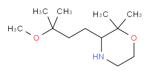 3-(3-methoxy-3-methylbutyl)-2,2-dimethylmorpholine