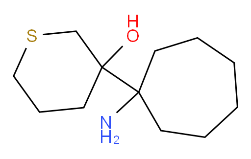 3-(1-aminocycloheptyl)thian-3-ol