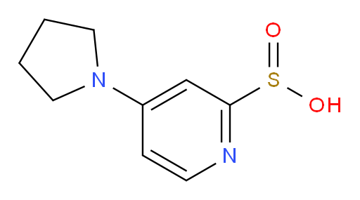 4-(pyrrolidin-1-yl)pyridine-2-sulfinic acid