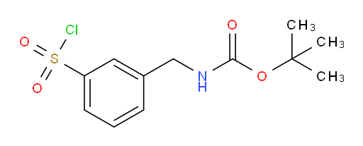 tert-butyl N-{[3-(chlorosulfonyl)phenyl]methyl}carbamate