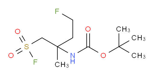 tert-butyl N-[4-fluoro-1-(fluorosulfonyl)-2-methylbutan-2-yl]carbamate