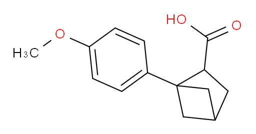 1-(4-methoxyphenyl)bicyclo[2.1.1]hexane-2-carboxylic acid