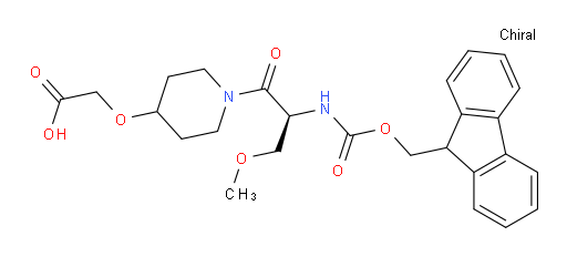 2-({1-[(2S)-2-({[(9H-fluoren-9-yl)methoxy]carbonyl}amino)-3-methoxypropanoyl]piperidin-4-yl}oxy)acetic acid