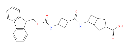 6-[3-({[(9H-fluoren-9-yl)methoxy]carbonyl}amino)cyclobutaneamido]bicyclo[3.2.0]heptane-3-carboxylic acid