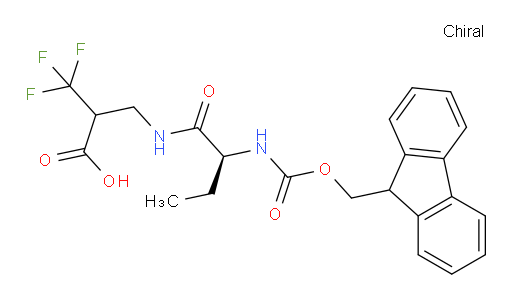 3-[(2S)-2-({[(9H-fluoren-9-yl)methoxy]carbonyl}amino)butanamido]-2-(trifluoromethyl)propanoic acid