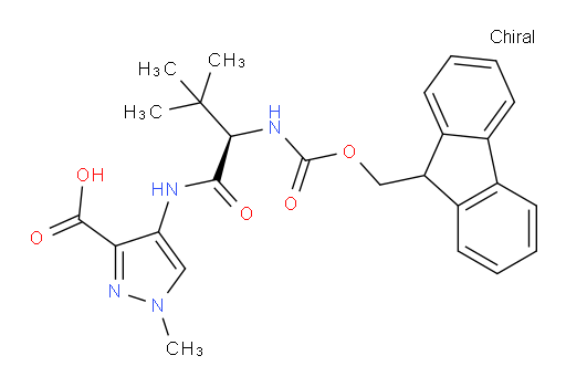 4-[(2R)-2-({[(9H-fluoren-9-yl)methoxy]carbonyl}amino)-3,3-dimethylbutanamido]-1-methyl-1H-pyrazole-3-carboxylic acid