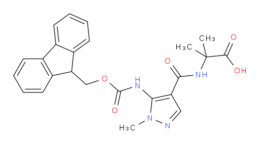 2-{[5-({[(9H-fluoren-9-yl)methoxy]carbonyl}amino)-1-methyl-1H-pyrazol-4-yl]formamido}-2-methylpropanoic acid