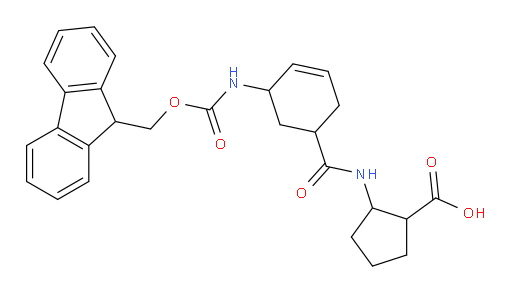 2-[5-({[(9H-fluoren-9-yl)methoxy]carbonyl}amino)cyclohex-3-ene-1-amido]cyclopentane-1-carboxylic acid