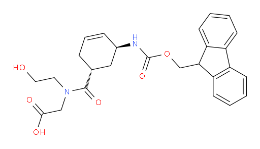 rac-2-{1-[(1R,5S)-5-({[(9H-fluoren-9-yl)methoxy]carbonyl}amino)cyclohex-3-en-1-yl]-N-(2-hydroxyethyl)formamido}acetic acid