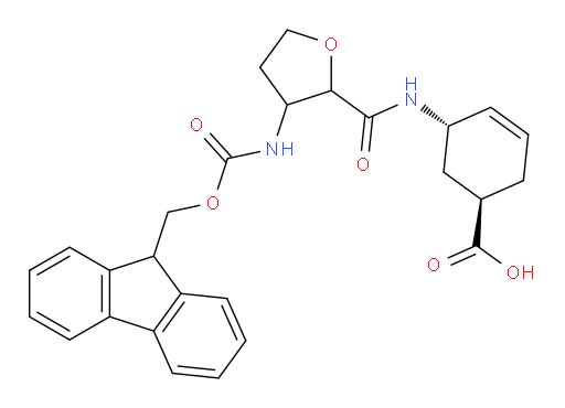 rac-(1R,5S)-5-[3-({[(9H-fluoren-9-yl)methoxy]carbonyl}amino)oxolane-2-amido]cyclohex-3-ene-1-carboxylic acid