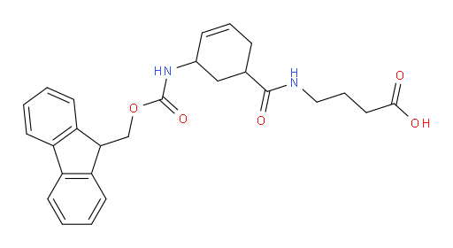 4-{[5-({[(9H-fluoren-9-yl)methoxy]carbonyl}amino)cyclohex-3-en-1-yl]formamido}butanoic acid
