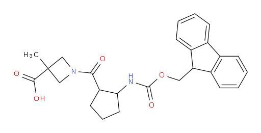 1-[2-({[(9H-fluoren-9-yl)methoxy]carbonyl}amino)cyclopentanecarbonyl]-3-methylazetidine-3-carboxylic acid