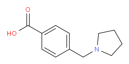 4-[(pyrrolidin-1-yl)methyl]benzoic acid