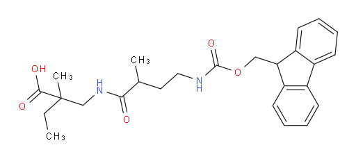 2-{[4-({[(9H-fluoren-9-yl)methoxy]carbonyl}amino)-2-methylbutanamido]methyl}-2-methylbutanoic acid