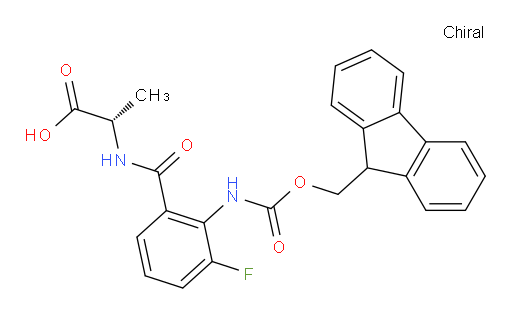 (2S)-2-{[2-({[(9H-fluoren-9-yl)methoxy]carbonyl}amino)-3-fluorophenyl]formamido}propanoic acid