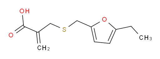 2-({[(5-ethylfuran-2-yl)methyl]sulfanyl}methyl)prop-2-enoic acid