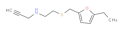 (2-{[(5-ethylfuran-2-yl)methyl]sulfanyl}ethyl)(prop-2-yn-1-yl)amine