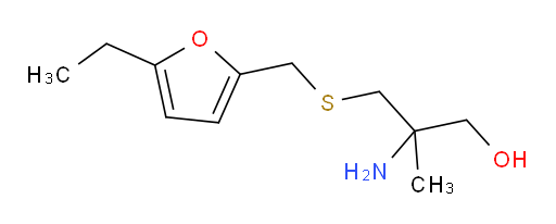 2-amino-3-{[(5-ethylfuran-2-yl)methyl]sulfanyl}-2-methylpropan-1-ol
