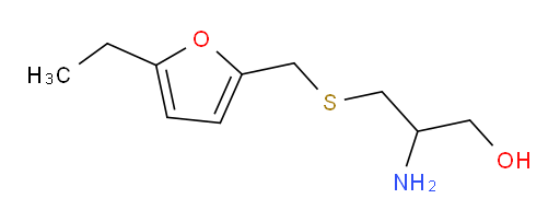 2-amino-3-{[(5-ethylfuran-2-yl)methyl]sulfanyl}propan-1-ol