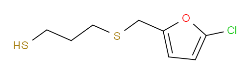 3-{[(5-chlorofuran-2-yl)methyl]sulfanyl}propane-1-thiol