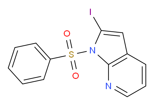 1-(benzenesulfonyl)-2-iodo-1H-pyrrolo[2,3-b]pyridine