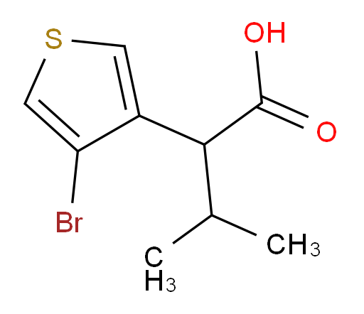 2-(4-bromothiophen-3-yl)-3-methylbutanoic acid