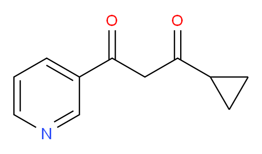 1-cyclopropyl-3-(pyridin-3-yl)propane-1,3-dione