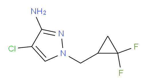 4-chloro-1-[(2,2-difluorocyclopropyl)methyl]-1H-pyrazol-3-amine