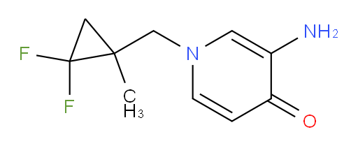3-amino-1-[(2,2-difluoro-1-methylcyclopropyl)methyl]-1,4-dihydropyridin-4-one
