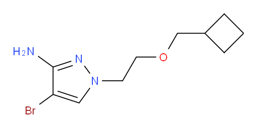 4-bromo-1-[2-(cyclobutylmethoxy)ethyl]-1H-pyrazol-3-amine