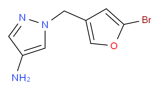 1-[(5-bromofuran-3-yl)methyl]-1H-pyrazol-4-amine