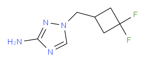 1-[(3,3-difluorocyclobutyl)methyl]-1H-1,2,4-triazol-3-amine