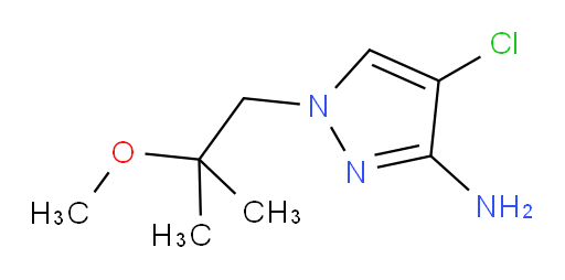 4-chloro-1-(2-methoxy-2-methylpropyl)-1H-pyrazol-3-amine