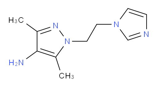 1-[2-(1H-imidazol-1-yl)ethyl]-3,5-dimethyl-1H-pyrazol-4-amine