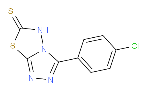 3-(4-chlorophenyl)-5H,6H-[1,2,4]triazolo[3,4-b][1,3,4]thiadiazole-6-thione