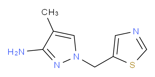 4-methyl-1-[(1,3-thiazol-5-yl)methyl]-1H-pyrazol-3-amine