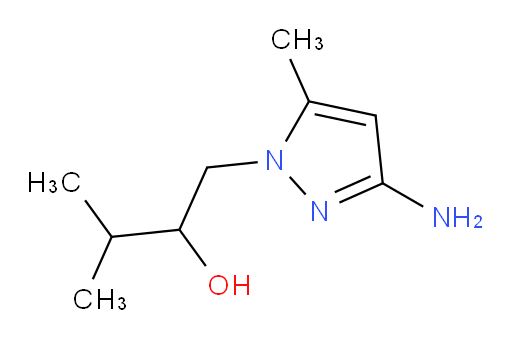 1-(3-amino-5-methyl-1H-pyrazol-1-yl)-3-methylbutan-2-ol