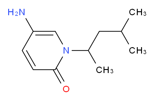5-amino-1-(4-methylpentan-2-yl)-1,2-dihydropyridin-2-one