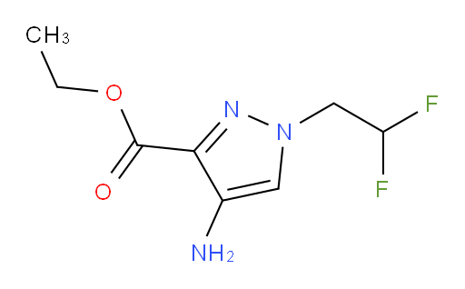 ethyl 4-amino-1-(2,2-difluoroethyl)-1H-pyrazole-3-carboxylate