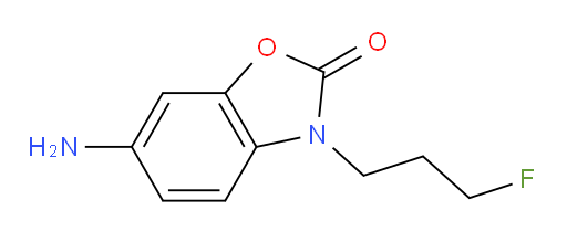 6-amino-3-(3-fluoropropyl)-2,3-dihydro-1,3-benzoxazol-2-one