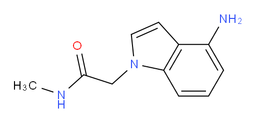 2-(4-amino-1H-indol-1-yl)-N-methylacetamide