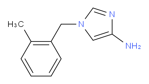 1-[(2-methylphenyl)methyl]-1H-imidazol-4-amine