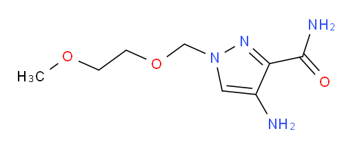 4-amino-1-[(2-methoxyethoxy)methyl]-1H-pyrazole-3-carboxamide