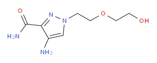 4-amino-1-[2-(2-hydroxyethoxy)ethyl]-1H-pyrazole-3-carboxamide