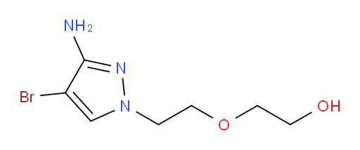 2-[2-(3-amino-4-bromo-1H-pyrazol-1-yl)ethoxy]ethan-1-ol