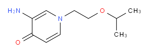 3-amino-1-[2-(propan-2-yloxy)ethyl]-1,4-dihydropyridin-4-one