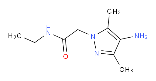 2-(4-amino-3,5-dimethyl-1H-pyrazol-1-yl)-N-ethylacetamide