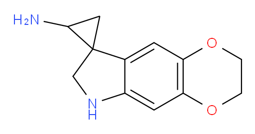 2,3,6,7-tetrahydrospiro[[1,4]dioxino[2,3-f]indole-8,1'-cyclopropane]-3'-amine